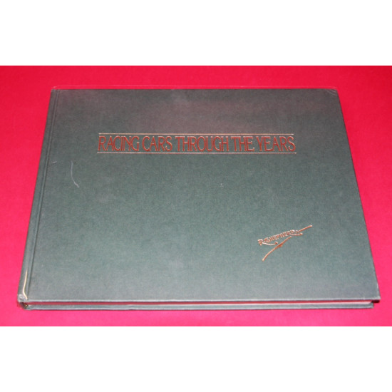 Racing Cars Through The Years.Signed by Alan Jones / Sir Jack Brabham / Sir Stirling Moss