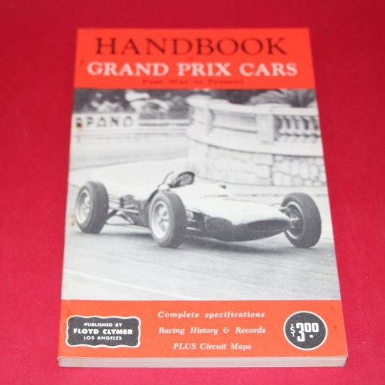 Handbook of Grand Prix Cars Post-War to Present