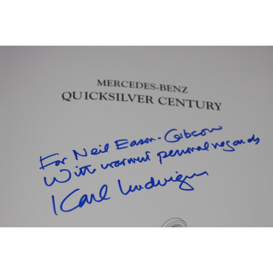 Mercedes Benz Quicksilver Century - Signed by Karl Ludvigsen