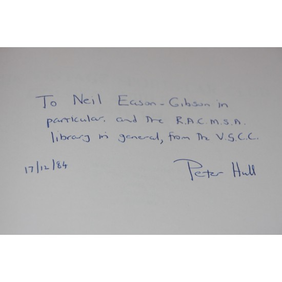 Vintage Sport-Car Club Golden Jubilee Book 1934-1984.Signed by Peter Hull