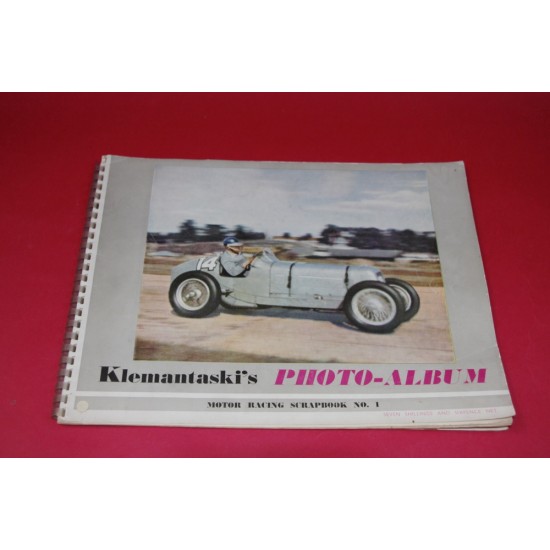 Motor Racing Scrapbook  No  1: Klemantaski's Photo-Album