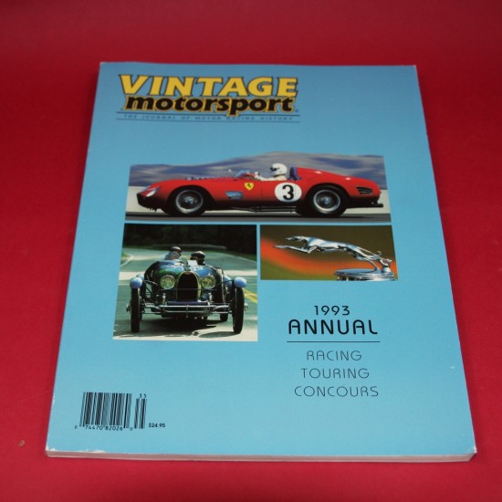 Vintage Motorsport The Journal of Motor racing Annual 1993
