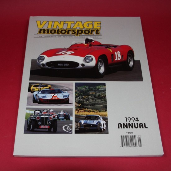 Vintage Motorsport The Journal of Motor racing Annual 1994