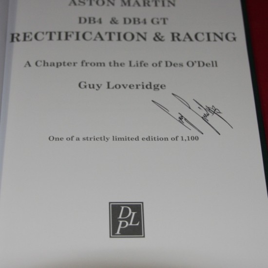 Aston Martin DB4 & DB4 GT Rectification & Racing - Signed by Guy Loveridge