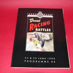 Goodwood Festival of Speed Great Racing Battles Programme 1995 Goodwood Festival of Speed Great Racing Battles Programme 1995