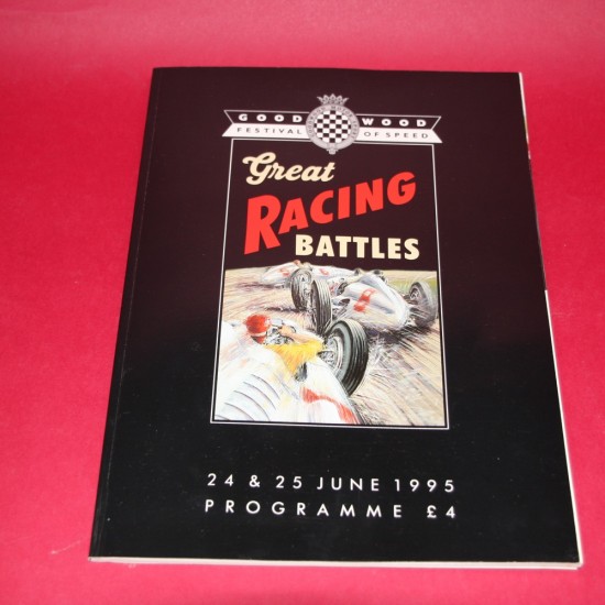 Goodwood  Festival of Speed Great Racing Battles Programme 1995