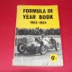 Formula 3 Year Book 1953-1954.Signed by Alan Brown Formula 3 Year Book 1953-1954.Signed by Alan Brown