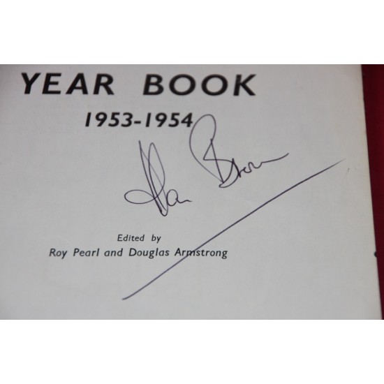 Formula 3 Year Book 1953-1954.Signed by Alan Brown