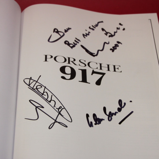 Porsche 917 The Complete Photographic History - Signed by Derek Bell, Gijs van Lennep, Glen Smale