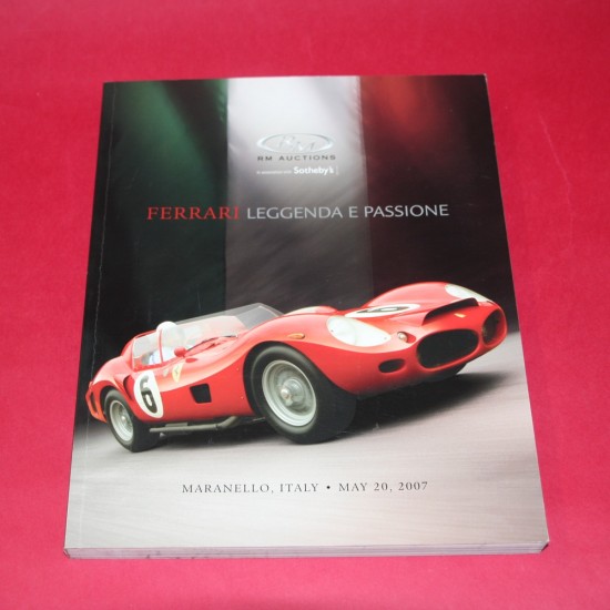 RM Auctions in association with Sotheby's Ferrari Leggenda E Passione, Maranello, May 20th 2007
