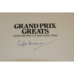 Grand Prix Greats A personal appreciation of 25 famous Formula 1 drivers,Signed Nigel Roebuck