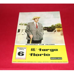 46a Targa Florio Programme 6 Maggio 1962 Reprint