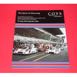 Coys The Spirit of Motoring 30th September 2004