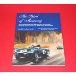 Coys The Spirit of Motoring 2nd October 2003