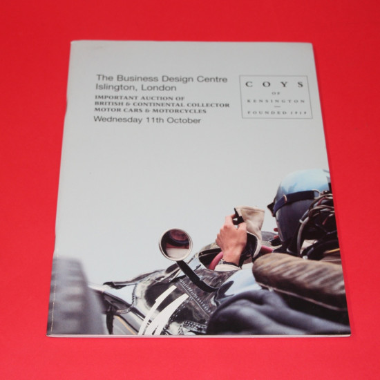 Coys London  11th October 