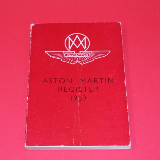 Aston Martin Register 1963