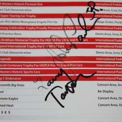 Silverstone Classic Souvenir Programme,Signed by Canned Heat Members Adolfo de la Parra / Larry Taylor Silverstone Classic Souvenir Programme,Signed by Canned Heat Members Adolfo de la Parra / Larry Taylor