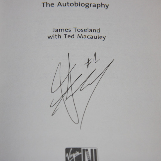 James Toseland The Autobiography ,Signed by James Toseland