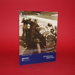 Bonhams & Brooks The Historic Festival Silverstone Saturday 25 August 2001 Bonhams & Brooks The Historic Festival Silverstone Saturday 25 August 2001