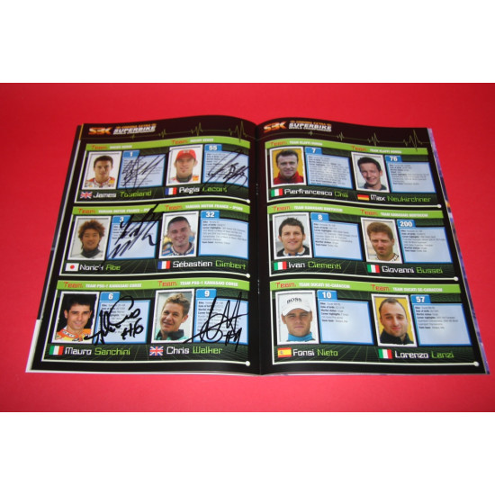 Corona Extra Superbike World Championship Italy Monza 2005 Official Programme.Multi-signed