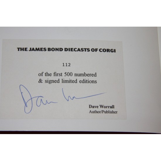 James Bond Diecasts of Corgi,Signed by Dave Worrall
