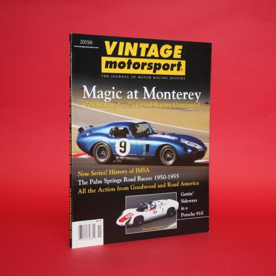 Vintage Motorsport The Journal of Motor Racing History Nov/Dec 2003.6