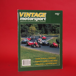 Vintage Motorsport America's Vintage Racing Journal Nov/Dec 1989 Vintage Motorsport America's Vintage Racing Journal Nov/Dec 1989