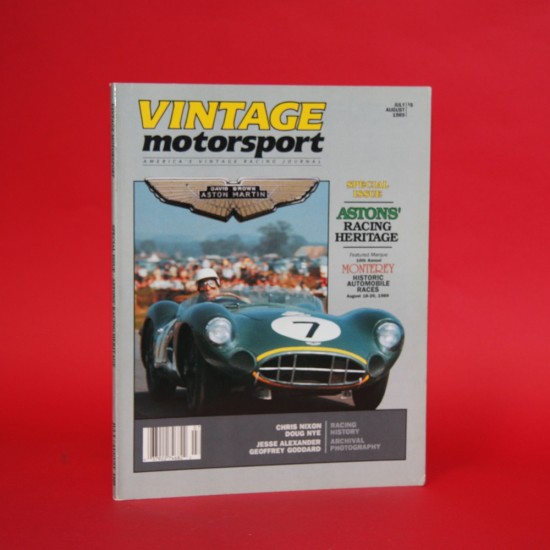 Vintage Motorsport America's Vintage Racing Journal  July/August 1989