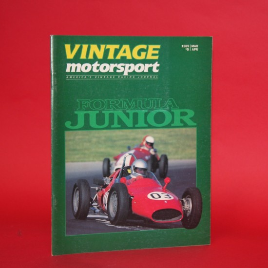 Vintage Motorsport America's Vintage Racing Journal  Mar/Apr 1989