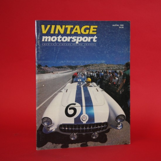 Vintage Motorsport America's Vintage Racing Journal  Jan/Feb 1988 Vol 5 No 3