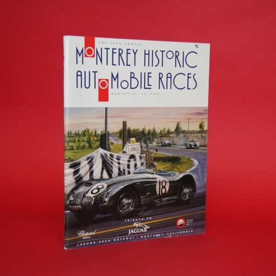 19th Annual Monterey Historic Automobile Races August 21-23 1992 Program