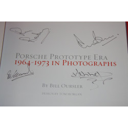 Porsche Prototype Era 1964-1973 in Photographs,Signed by Brian Redman, Gijs van Lennep, Vic Elford,Derek Bell