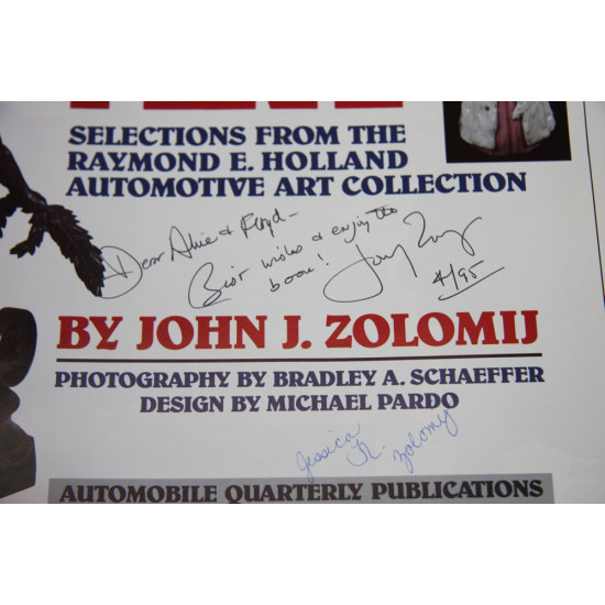 The Motor Car in Art.Signed by John J. Zolomij