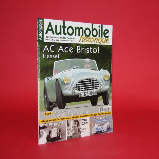 Automobile Historique  Novembre  2003 - Mensuel No 31