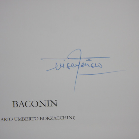 Baconin (Mario Umberto Borzacchini ) il fratellino di Nuvolari,Signed by Giuseppe Prisco Baconin (Mario Umberto Borzacchini ) il fratellino di Nuvolari,Signed by Giuseppe Prisco