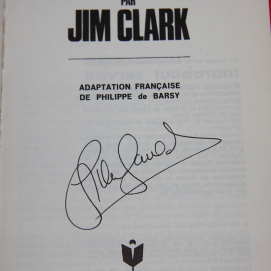 Jim Clark Par Jim Clark,Signed by Graham Gauld