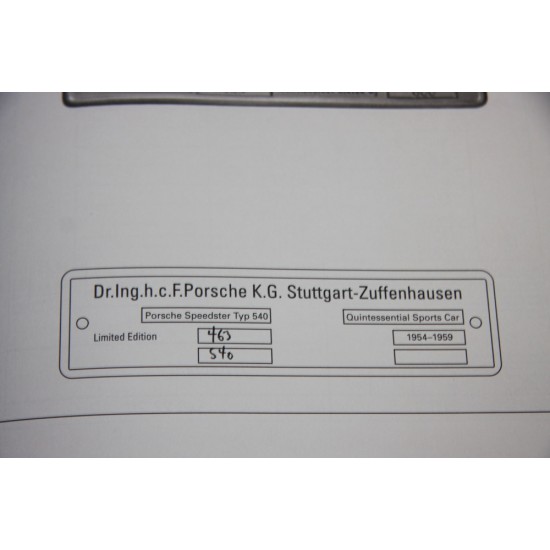 Porsche Speedster Typ 540: Quintessential Sports Car