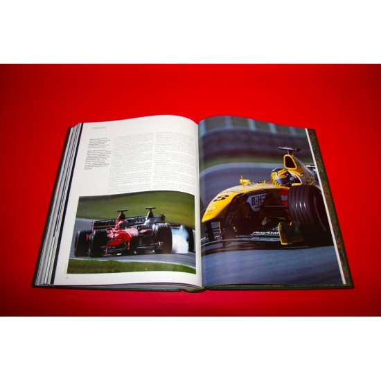Autocourse 50 Years of World Championship Grand Prix Motor Racing - Signed by Alan Henry, Bernard Cahier & Paul-Henri Cahier