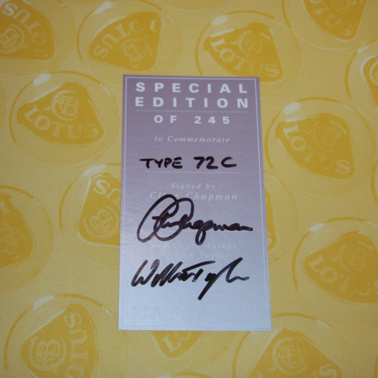 The Lotus Book Collectibles: The Complete Collection of Lotus Memorabilia,Signed by William Taylor / Clive Chapman