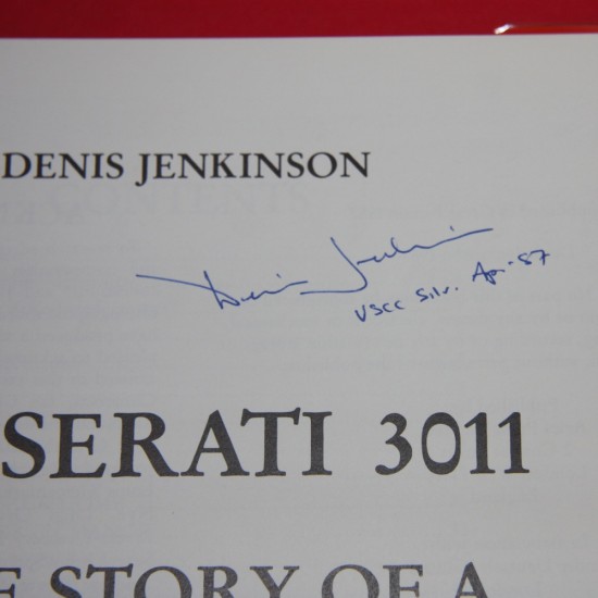 Maserati 3011 - The Story of a Racing Car - Signed by Denis Jenkinson