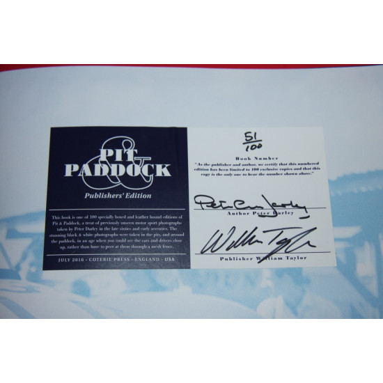 Pit & Paddock: Behind the Scenes at UK and European Circuits in the 60s and 70s - Publisher's Edition