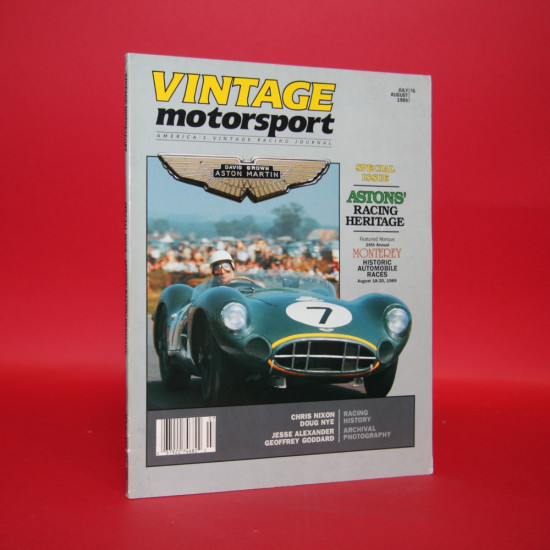 Vintage Motorsport America's Vintage Racing Journal Special Issue July/August 1989 Vintage Motorsport America's Vintage Racing Journal Special Issue July/August 1989