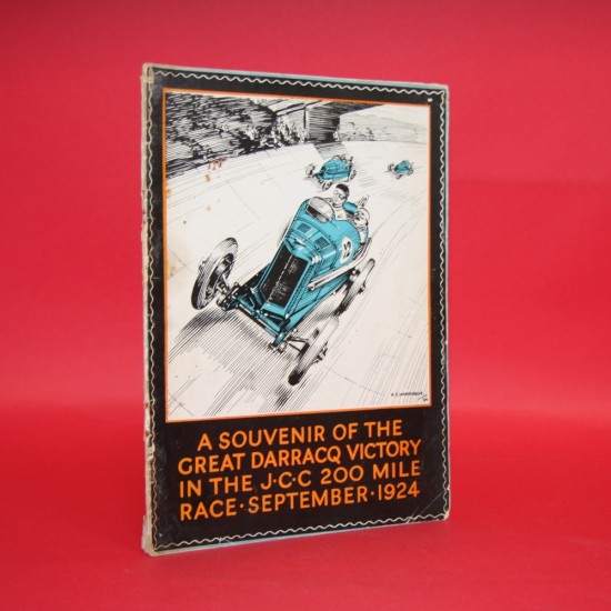 A Souvenir of the Great Darracq Victory in the J.C.C 200 Mile Race September 1924