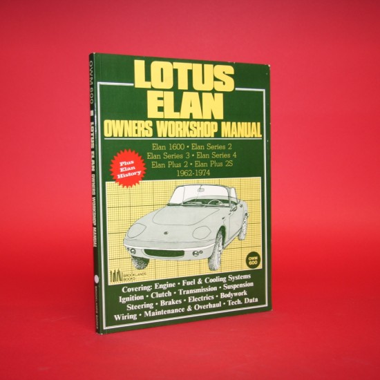 Lotus Elan Owners Workshop Manual