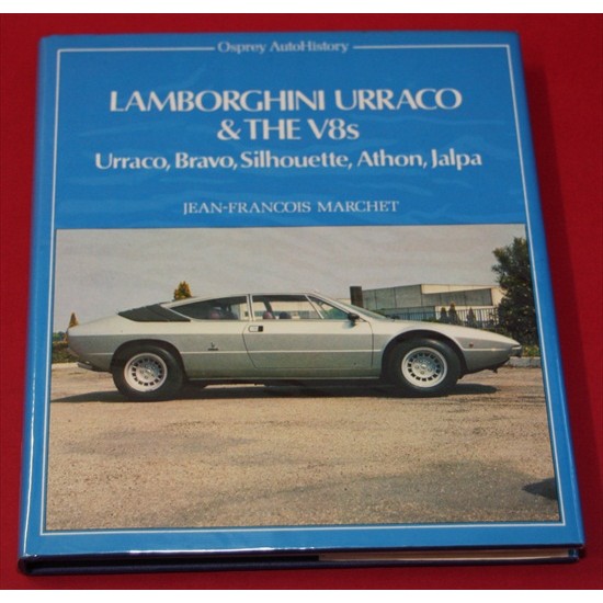 LAMBORGHINI URRACO BOOK JALPA SILHOUETTE V8 P250 HISTORY P300 3.5 BERTONE URACCO