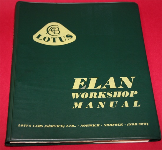 Lotus Elan - Workshop Manual