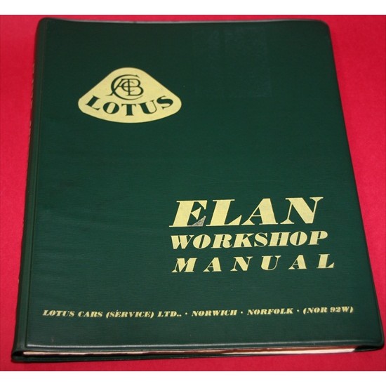 Lotus Elan - Workshop Manual