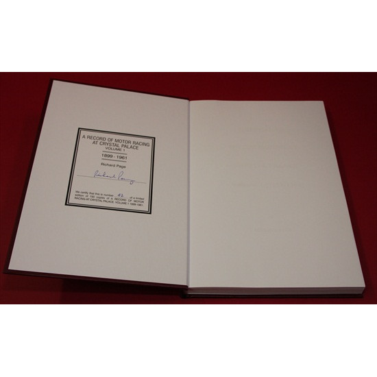 A Record of Motor Racing at Crystal Palace Volume 1 & 2
